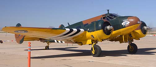 Beech D-18S N70GA, Mesa Gateway, March 1, 2013